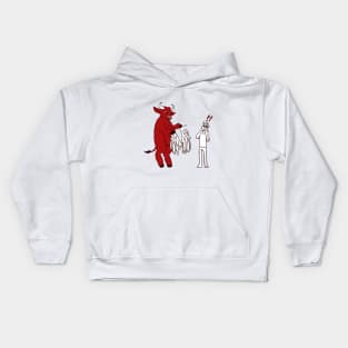 Crimson Bovine Kids Hoodie